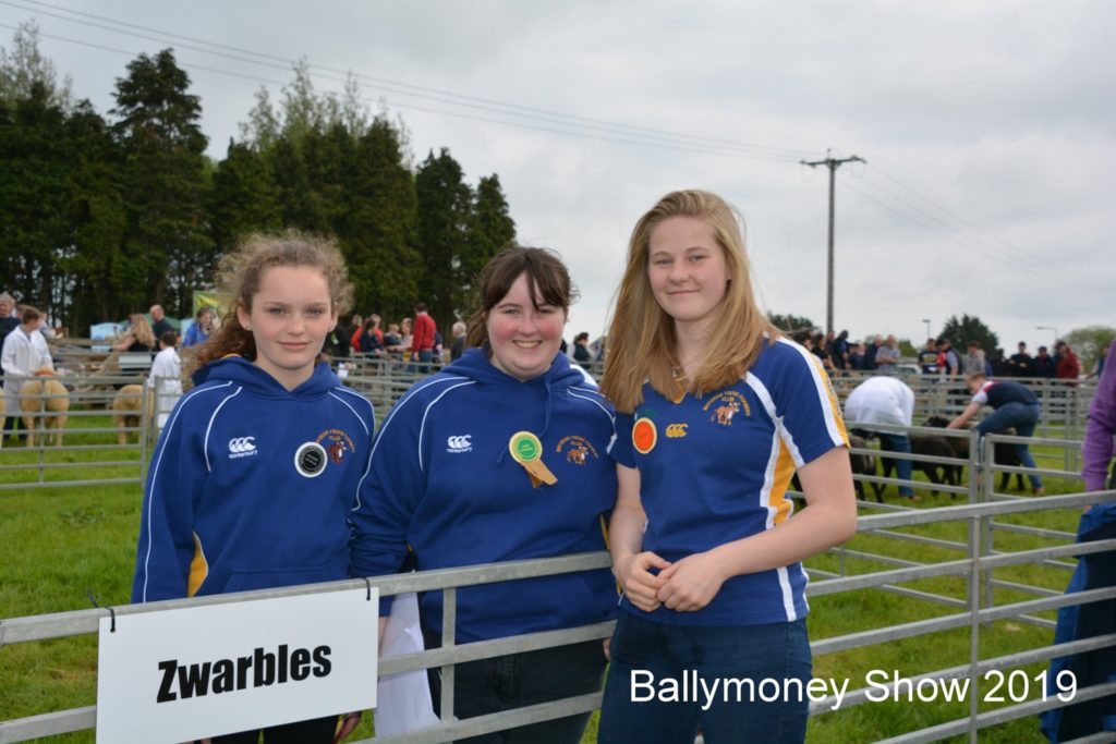 girls at the ballymoney show 2019